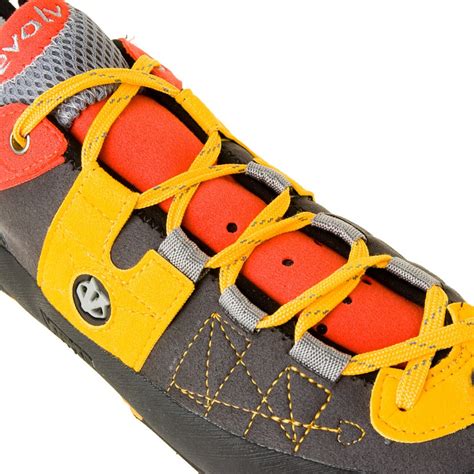 evolv demorto climbing shoe.